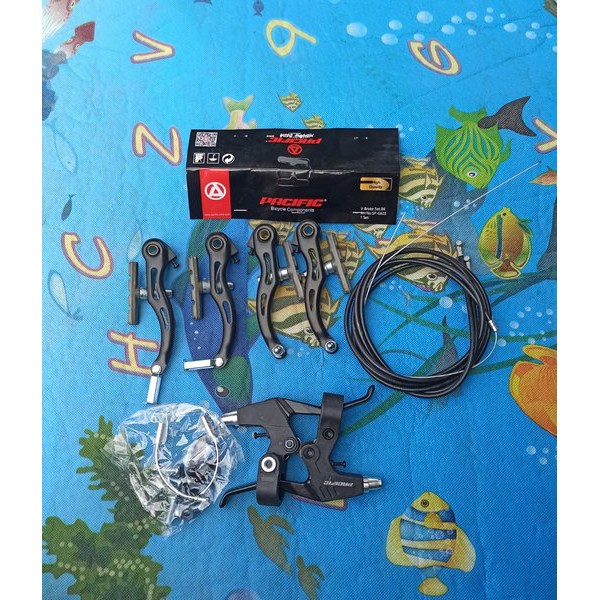 brake set rem v brake besi v-brake