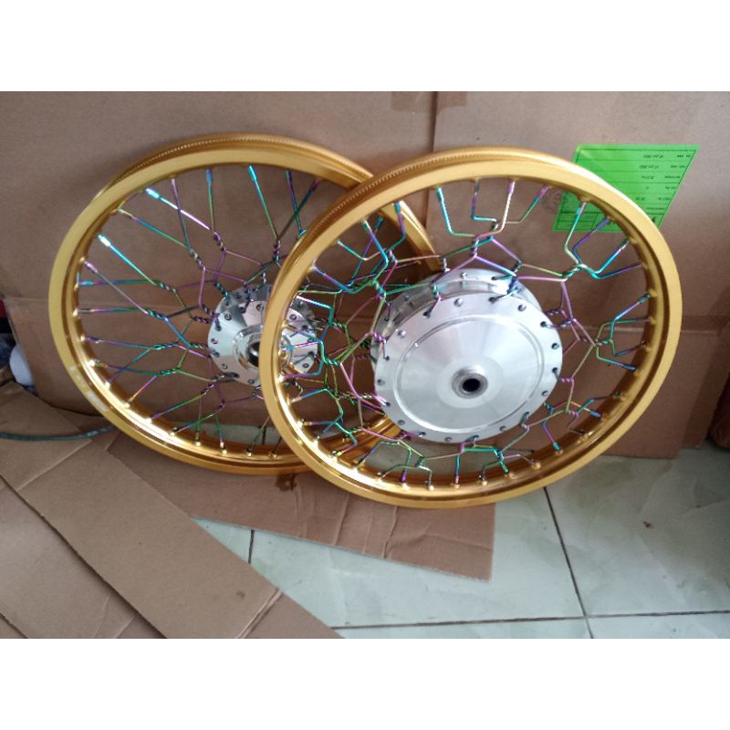 velg jari-jari ring 17 Mio, Mio m3 dan Xeon stel kepang