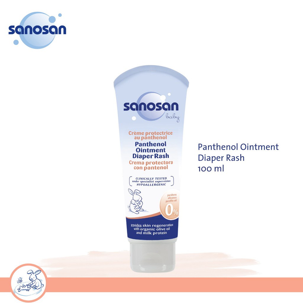 Sanosan Baby Panthenol Ointment Diaper Rash (100ml)