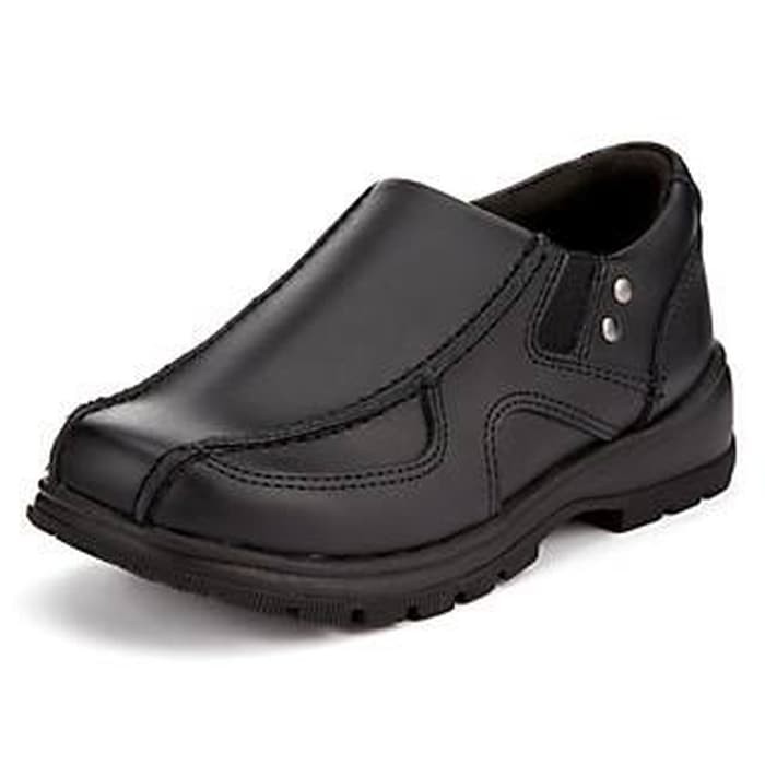 Marks and Spencer - Coated Leather Slip-On School Shoes / sepatu