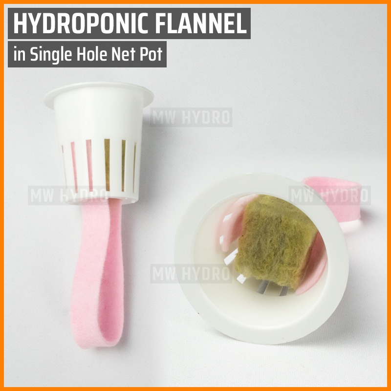 Netpot Hidroponik 5 cm MW Hydro - Putih | Hydroponic Net Pot - White