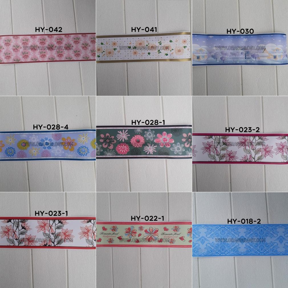 [BISA COD] WALLPAPER BORDER LIST  Borderlist Premium Ukuran 10cm x 10m Termurah