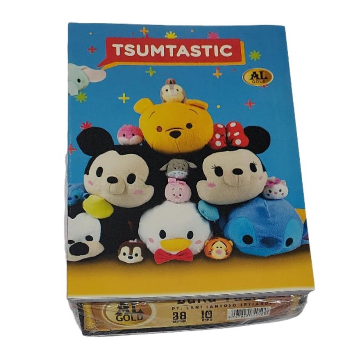 

BUKU TULIS AL GOLD 38 LEMBAR Cover Kartun Anak