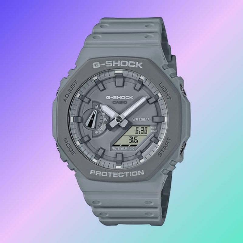 Jam tangan Sporty CASIO G-SHOCK GA-2110ET-8ADR GA 2110 2100 Autolight fullset