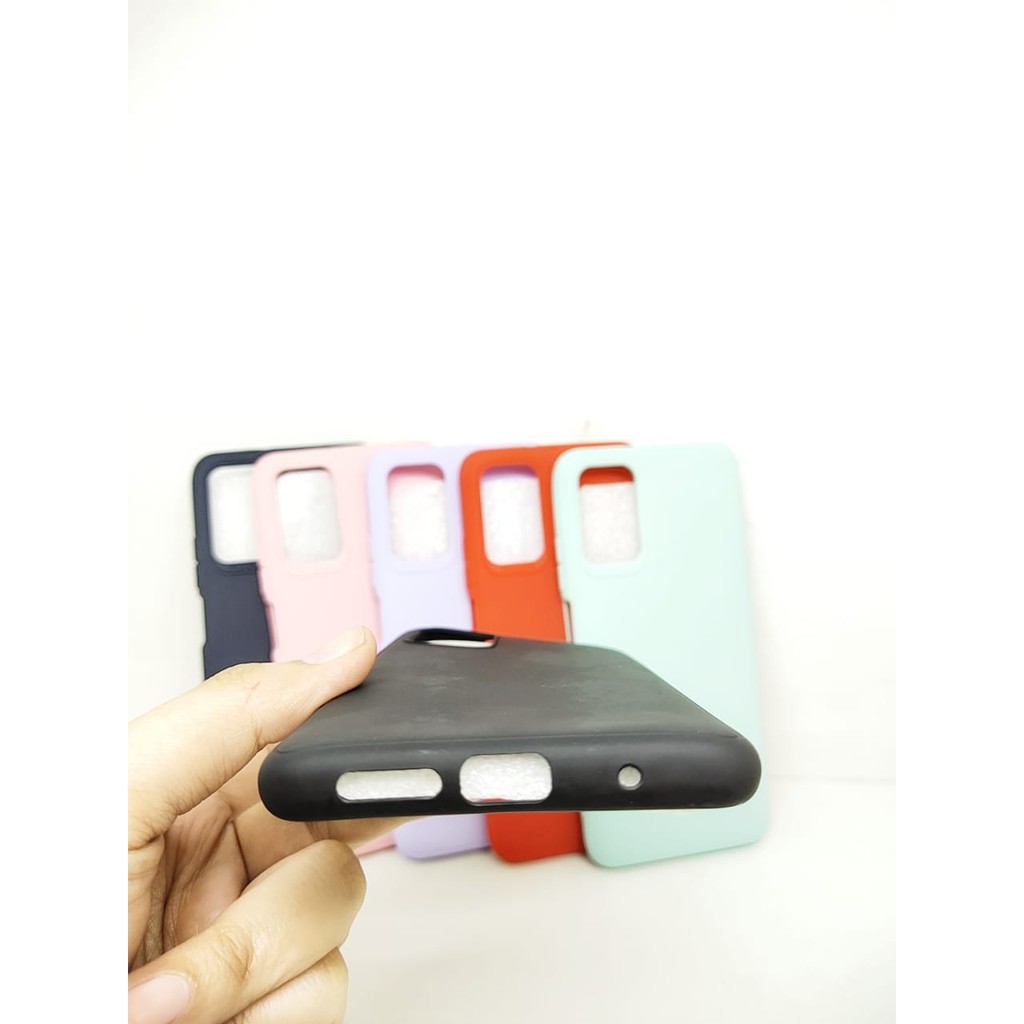 SoftCase Warna Warni Xiaomi Poco M3 6.53 Inch with 3D Camera Casing Candy Macaron Pelindung Camera