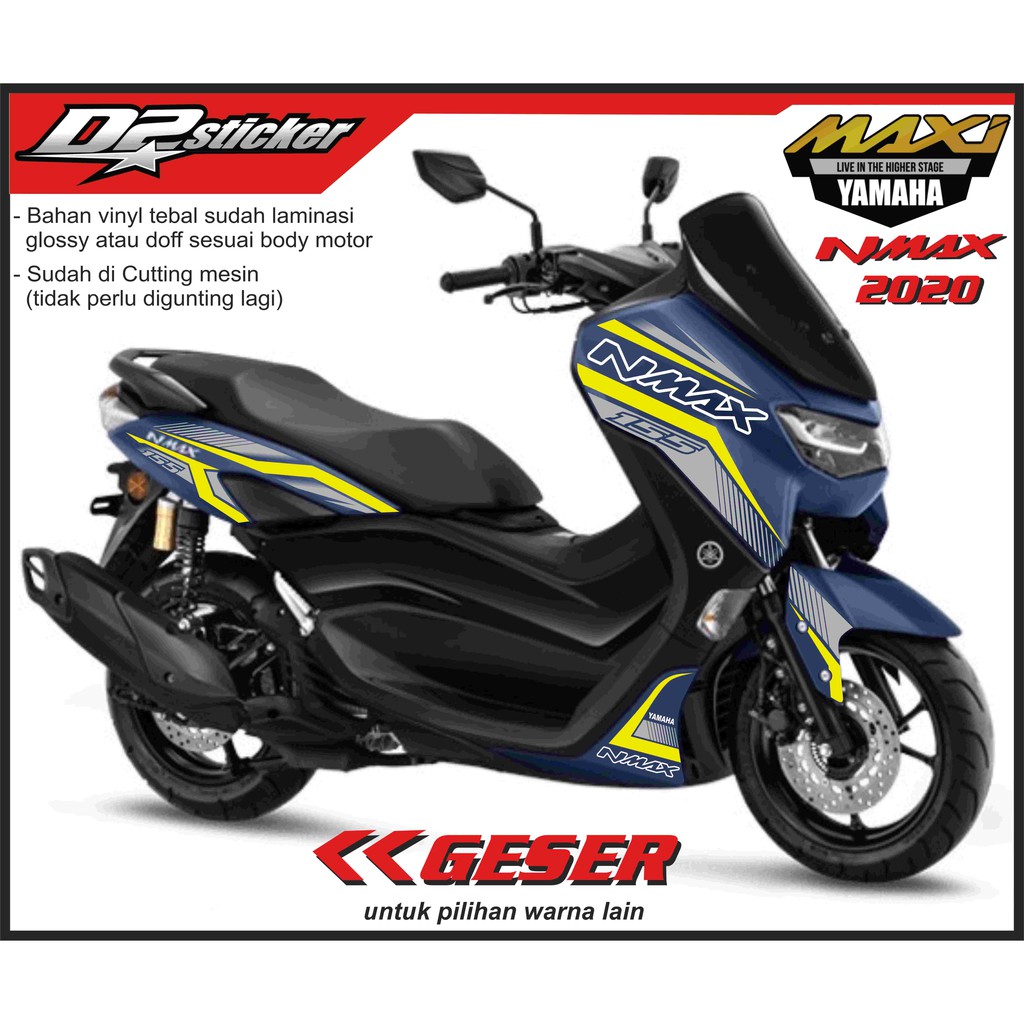 Stiker Striping New Nmax 2020 Grafis Biru