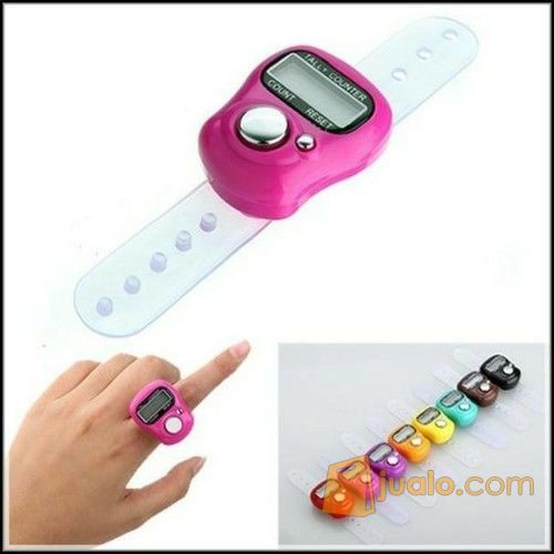 ☛ TK ☚ R031 Alat Hitung Digital Tasbih Elektronik Finger Tally Counter Mini Jari LED Toko Penghitung Packingan OPP