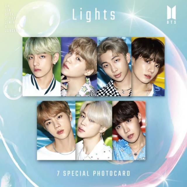 BTS LIGHTS UNOFFICIAL PHOTOCARD