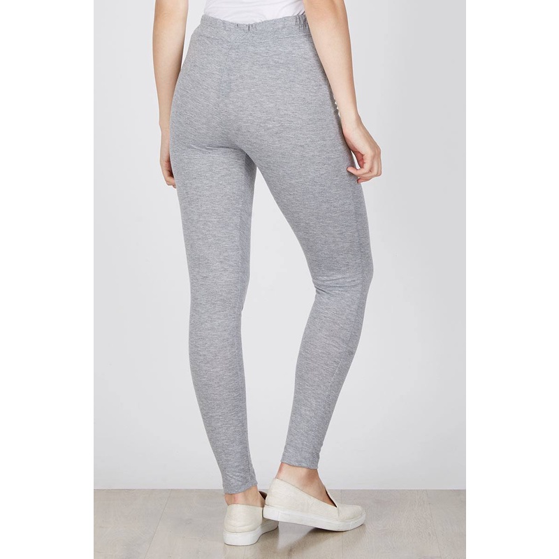 Legging Polos Wanita - Warna Abu Misty