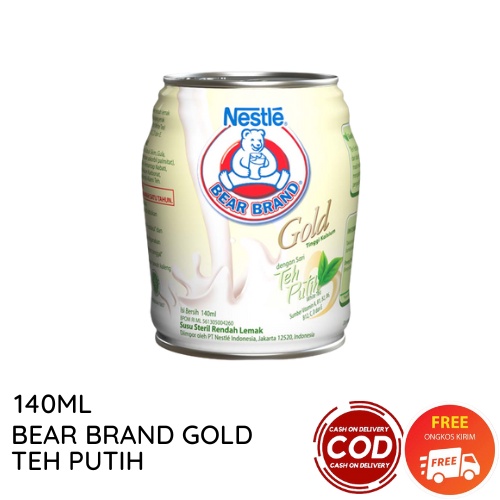 BEAR BRAND GOLD MALT &amp; TEH PUTIH &amp; BEAR BRAND SUSU 140ML