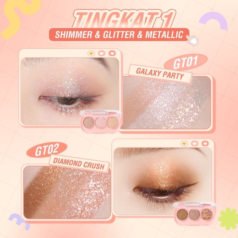 pinkflash Eyeshadow Glitter /pinkflash fully pigmented