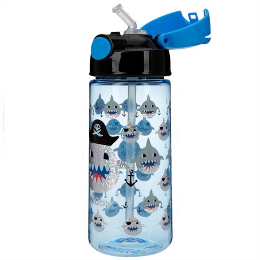 NUBY Tritan Flip It Active Glitter 540ml Shark Botol Thristy