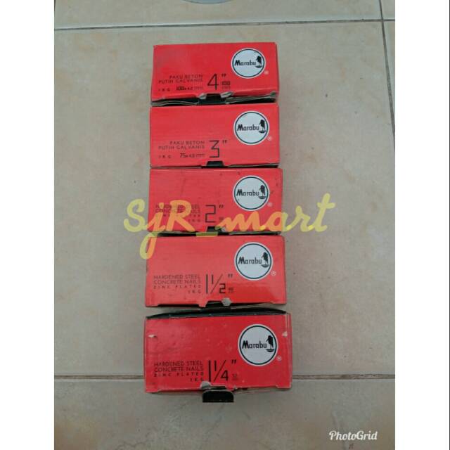 PAKU BETON 1 KG FULL MARABU / PAKU TEMBOK PAKU KAYU / PAKU BETON TEMBOK