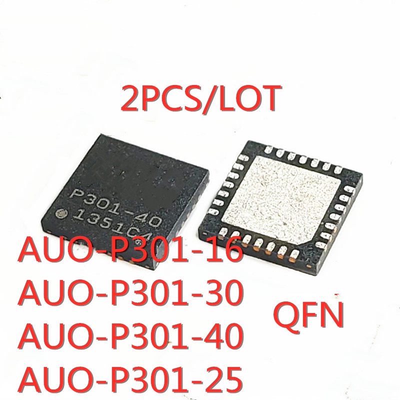 2pcs / LOT Sparepart Komponen Elektronik chip IC SMD LCD xqx 004 xqx / 004 / P301-16 / 30 AUO-P301-40 AUO-P301 -P301