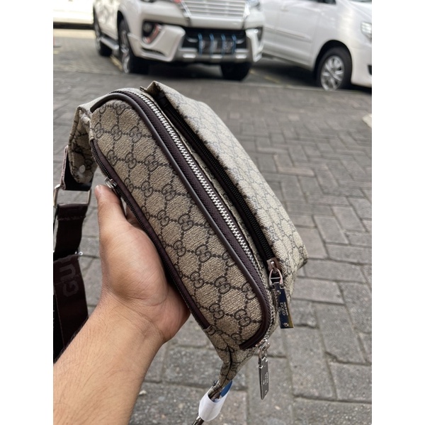 Tas Selempang Pria Wanita / Tas Jalan Waistbag Leather Import Pria/Wanita Tas pinggang