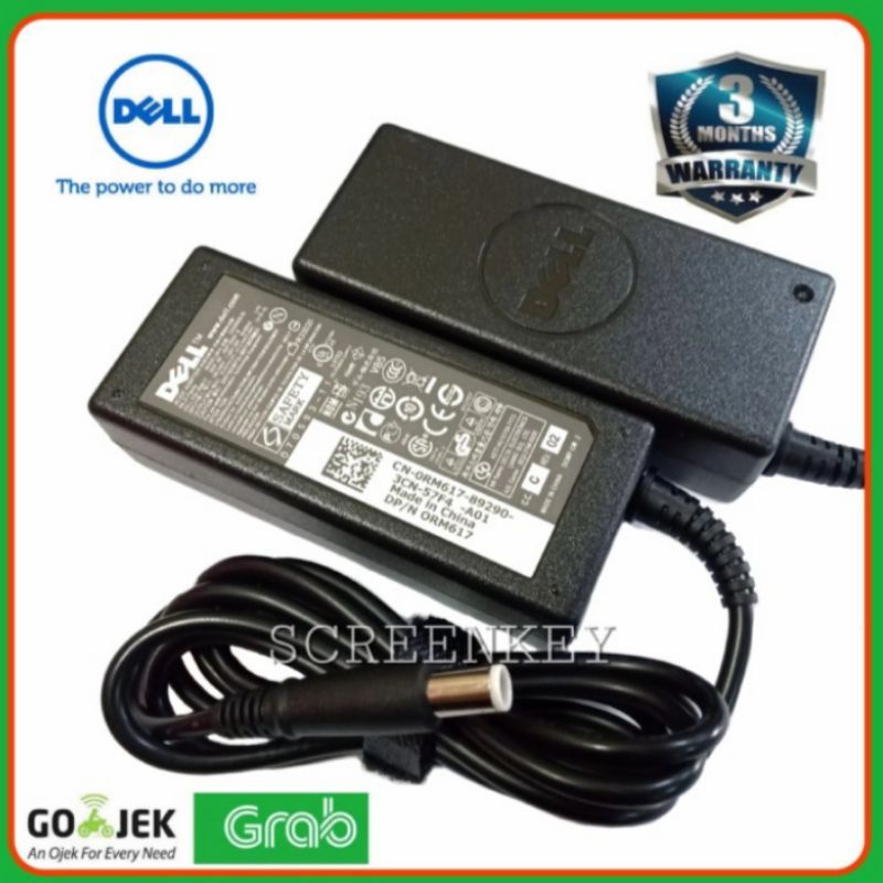 Adaptor Charger Dell  14R 14V N4010 N4050 N4110 N5110 19.5V 3.34A Jarum ORIGINAL