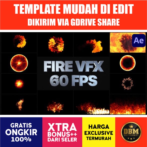 Fire VFX - After Effects Project Files