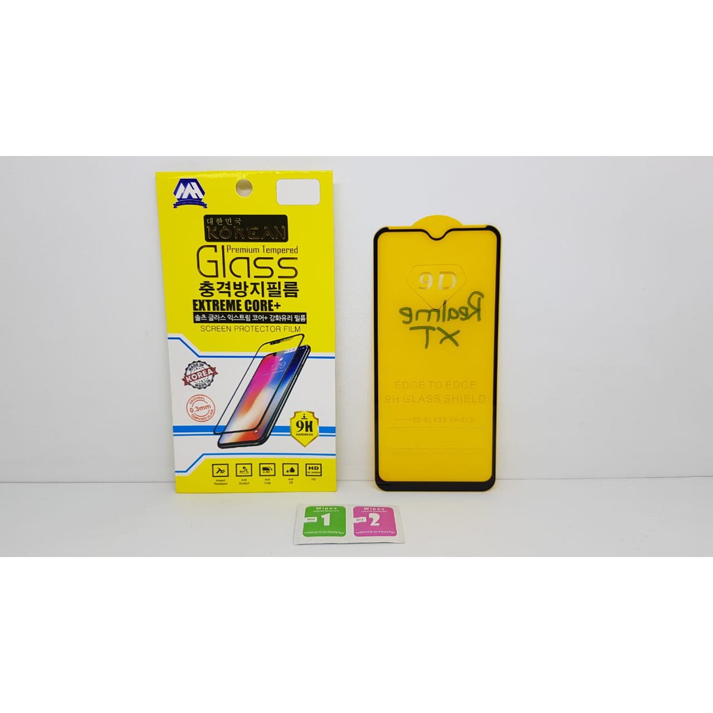 KOREAN Tempered Glass FULL LEM Realme XT Dual Camera Realme XT 6.4 inchi FULL SCREEN