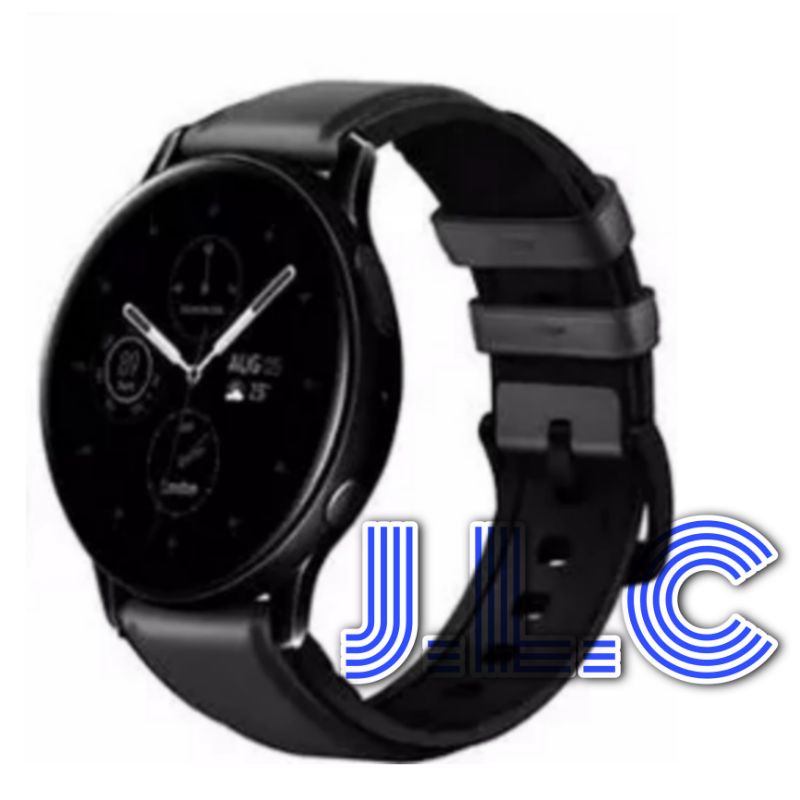 Strap Tali Jam Tangan Rubber Silicone Kulit Leather Watch Band Samsung Galaxy Watch Active 1 SM R500
