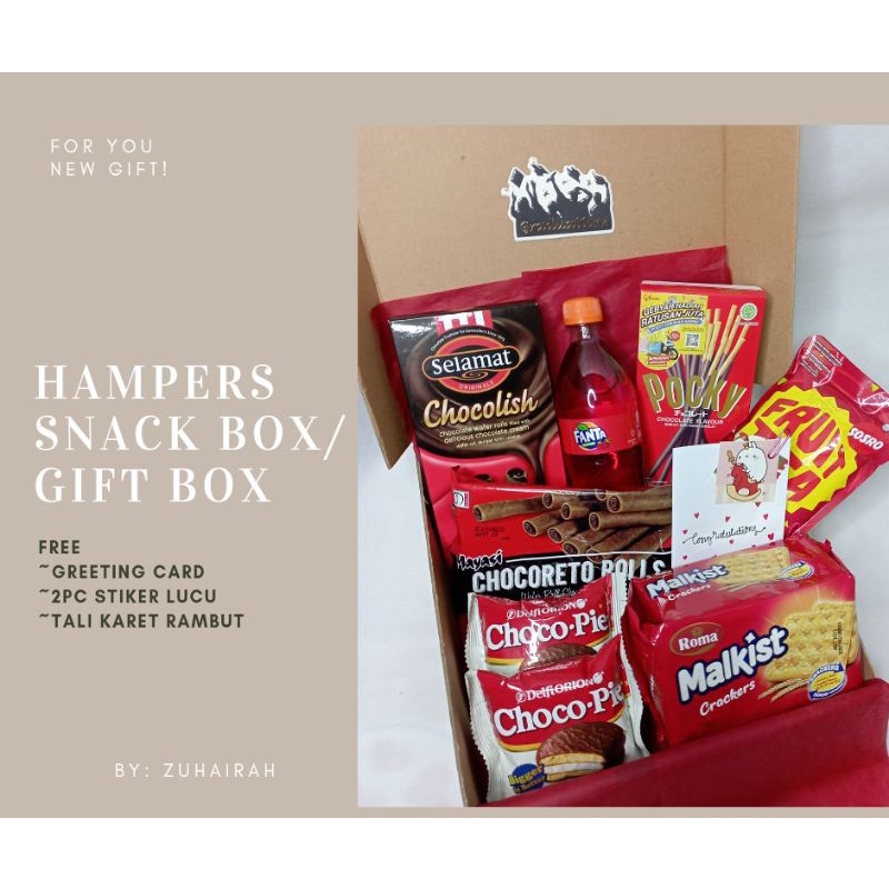 

hampers snack box/ gift box/ snack box murah(baca deskripsi)