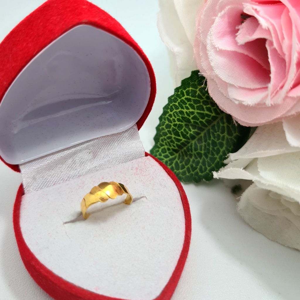 Cincin Bayi Emas Muda Model Keong