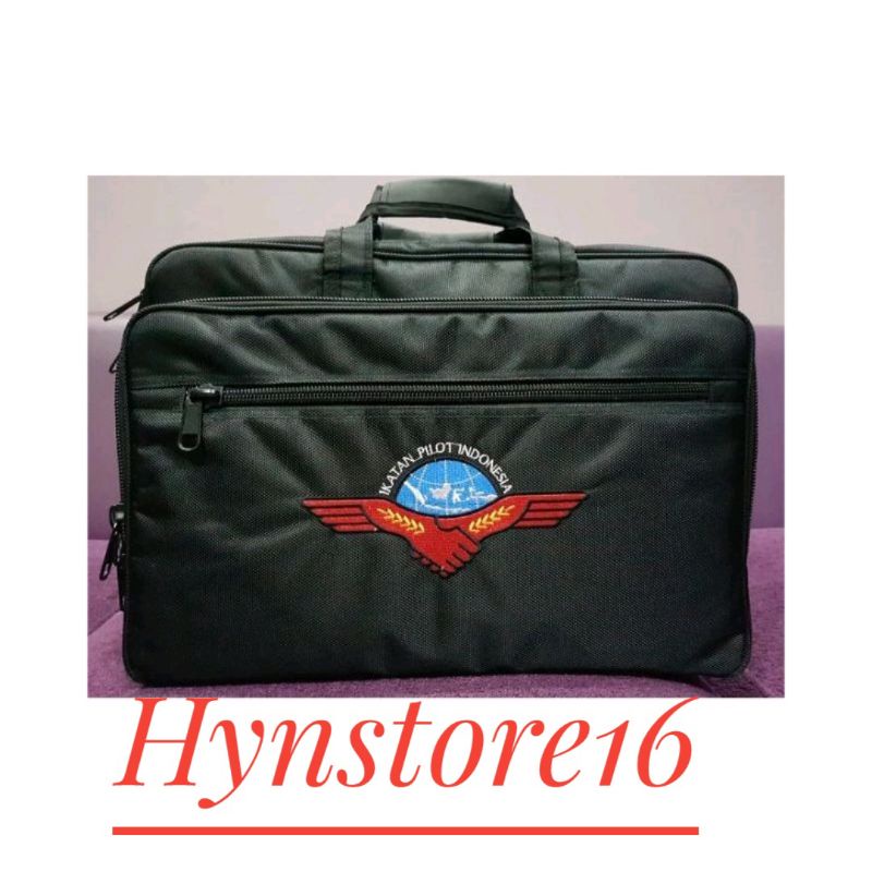 Pilot Pilot Briefcase Bag Tas Ikatan Pilot Indonesia Black Trendy