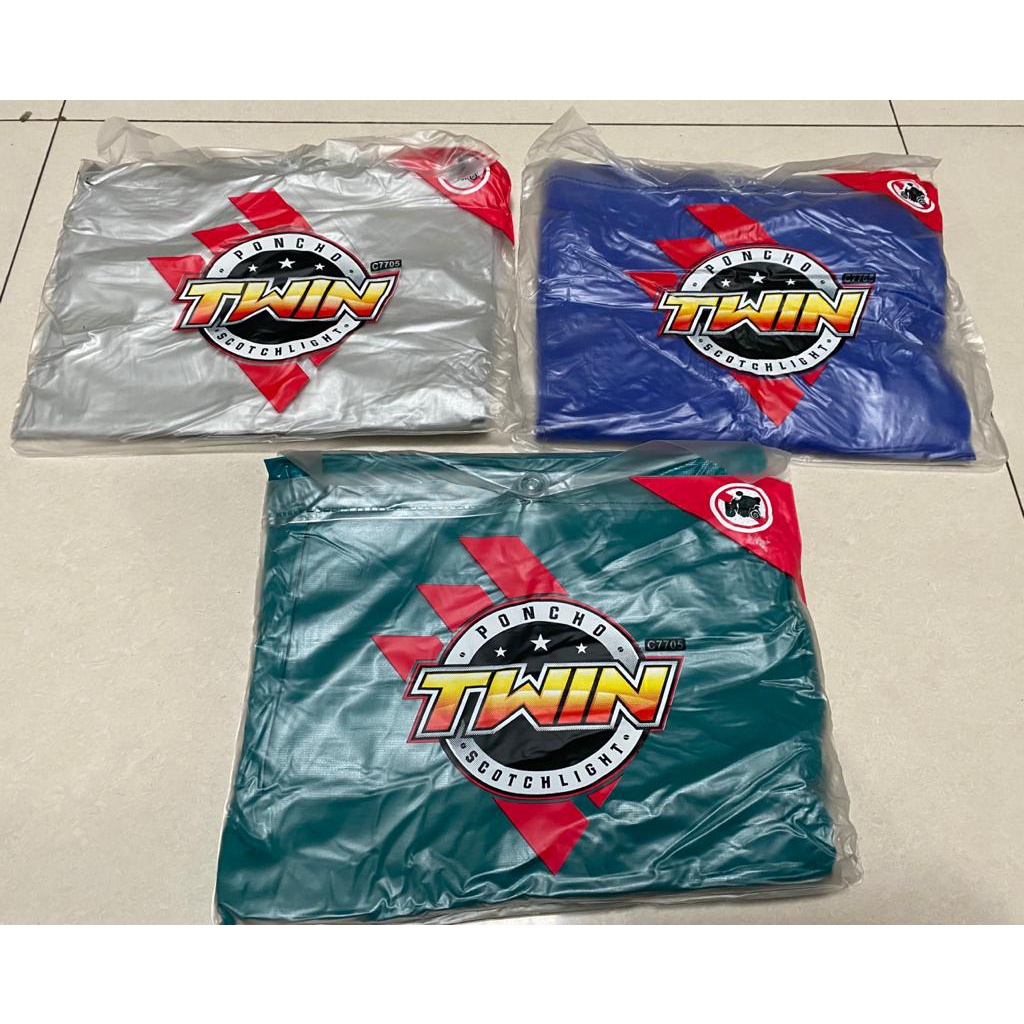 Jas Hujan Dewasa Double Ponco Dua Kepala 2 in 1 Double Ponco Twin Scothlight