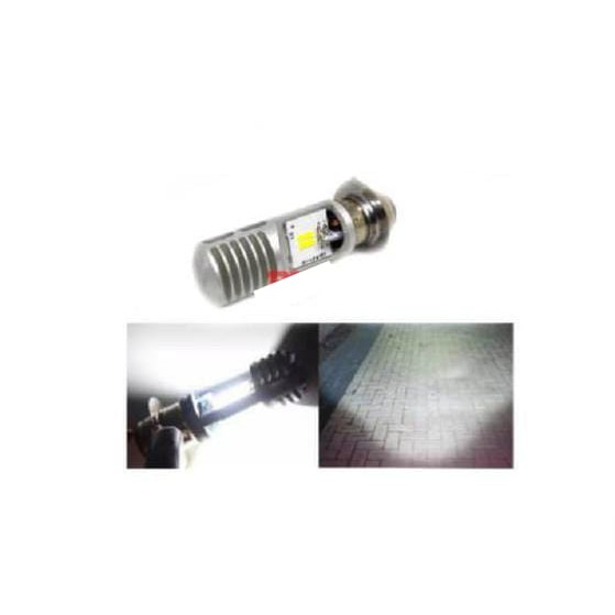 Lampu Motor LED Luminos New Supra Fit, Supra X Helm In, Supra X 125 CW H6 M5 T19 Putih 15W-4