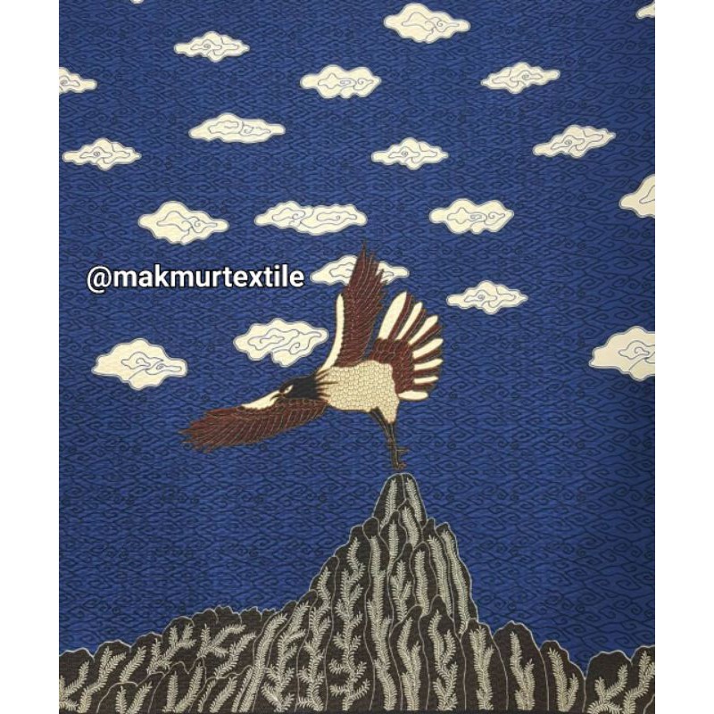Kain batik sutra dobby premium #12 / batik dobby / batik elang