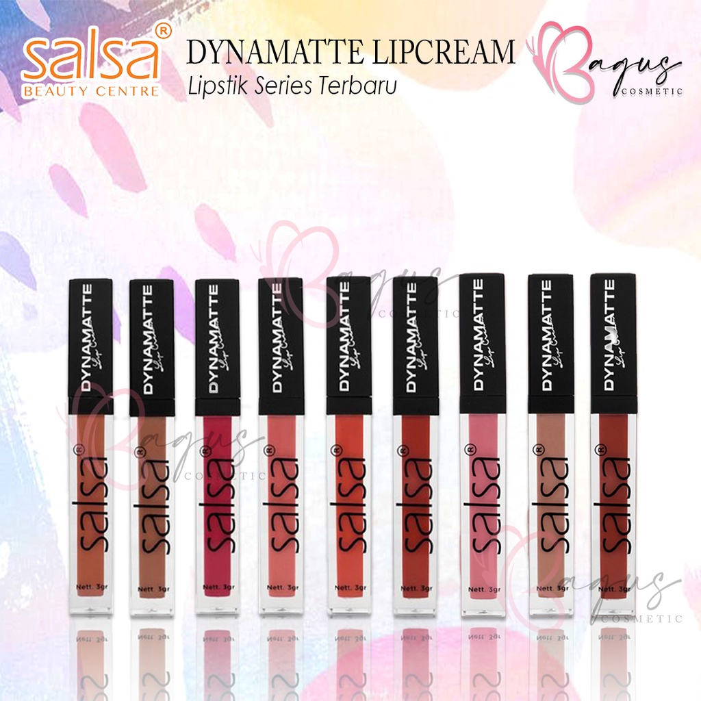 ⭐BAGUS⭐SALSA DYNAMATTE LIPCREAM BPOM | Lip Cream Seri Baru