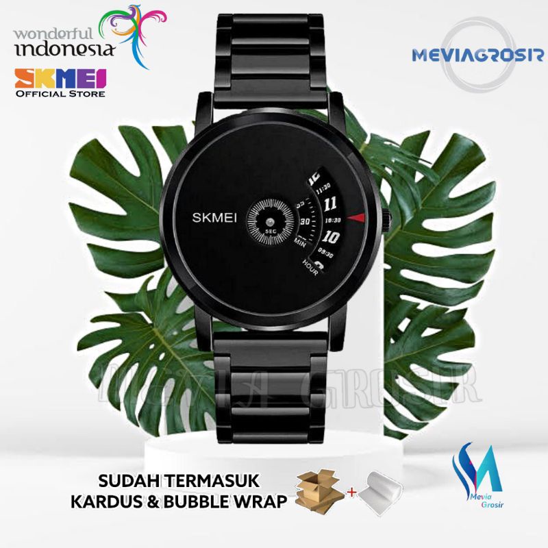 SKMEI 1260 ORIGINAL JAM TANGAN PRIA SKMEI 1260 STAINLESS ANALOG TAHAN AIR 30M DISPLAY MENAWAN JAM SK