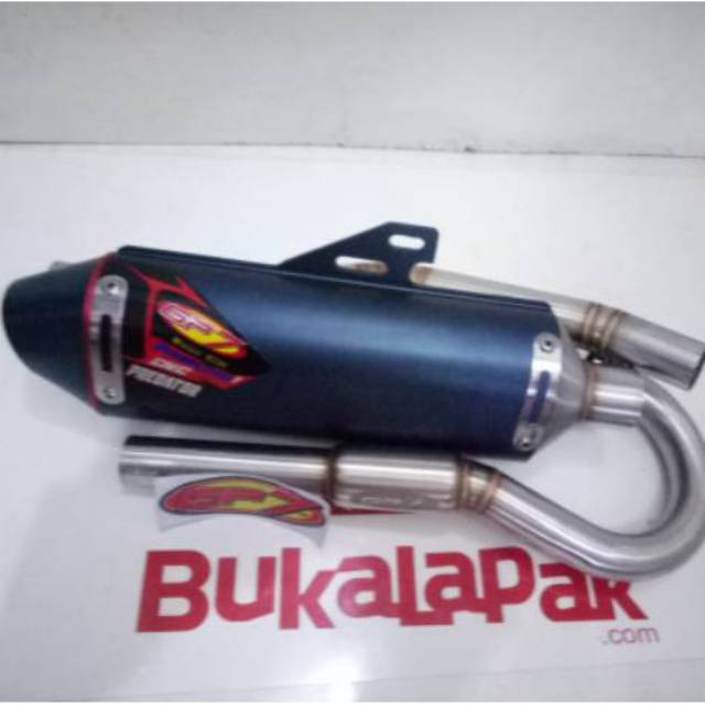 Knalpot gp7 original type cnc predator motor CRF 150L