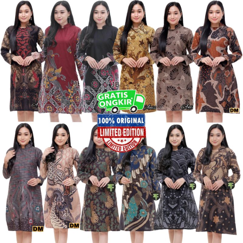 ATASAN TUNIK BATIK KANTOR | TUNIK BATIK KATUN HALUS PREMIUM