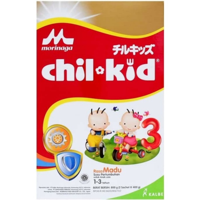 

Susu Formula Morinaga Chil Kid 400 gr 1 - 3 tahun rasa Madu/Vanilla