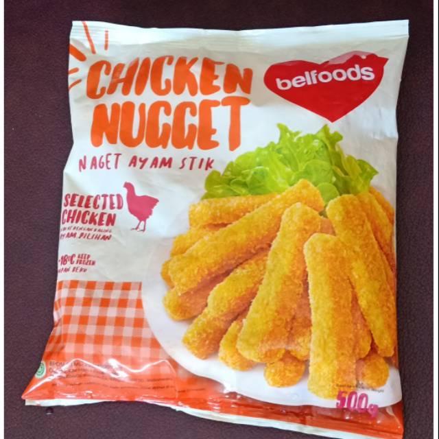 

Chicken nugget stik Belfoods 500gr