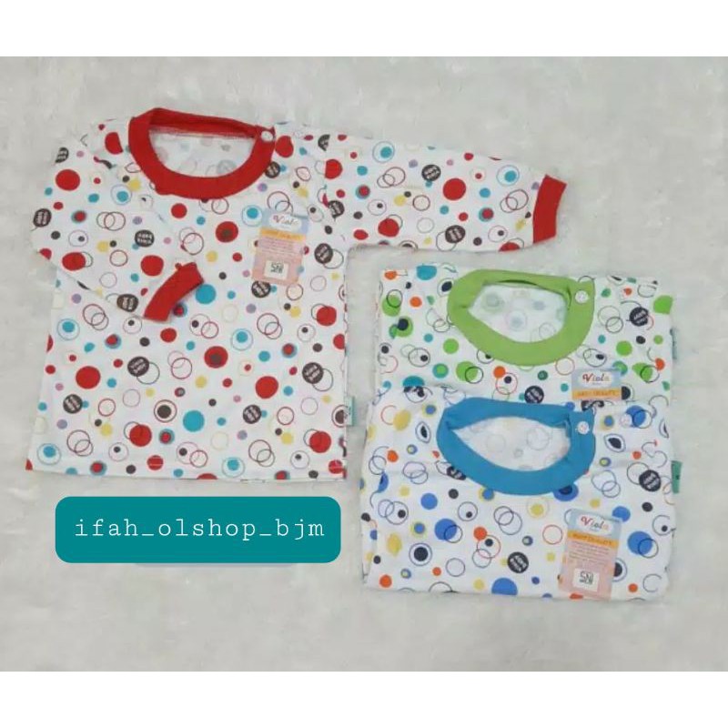 Oblong Lengan pdk/pjng bayi kancing samping [1pcs]