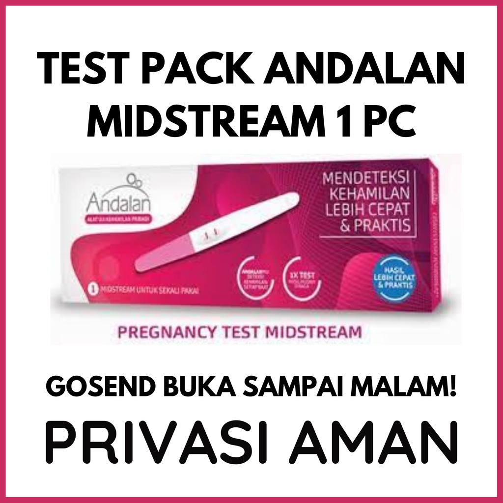 Test Pack Andalan Midstream Tespek Pregnancy Test Uji Kehamilan AKURAT