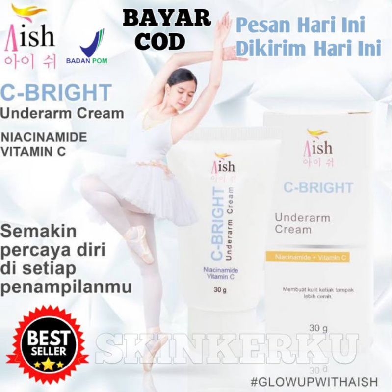 Aish Underarm Cream / Aish Skincare / Aish Underarm Korea / Underarm Aish / Memutih Ketiak Selakanga