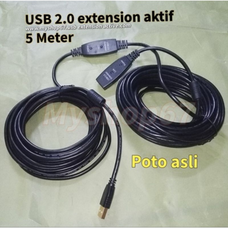 Cable/Kabel USB 2.0 Extender Aktif 5 Meter