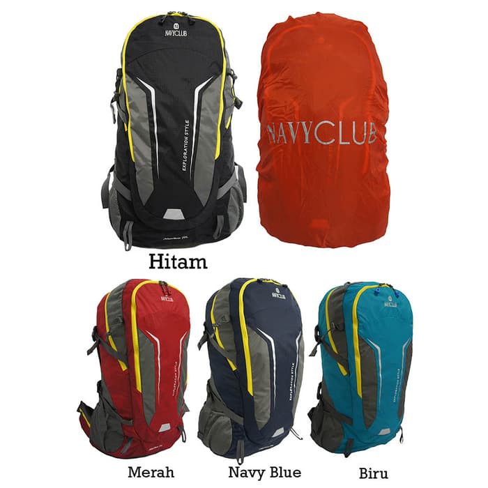 Navy Club Hiking Backpack 5035 70L [Free Bag Cover]