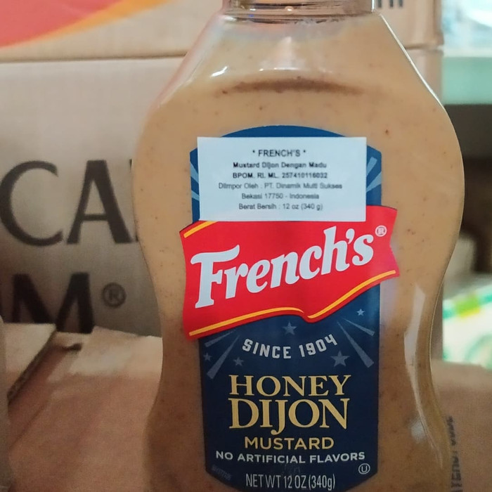 

French's Mustard Honey Dijon No Artifical Flavors 340gram