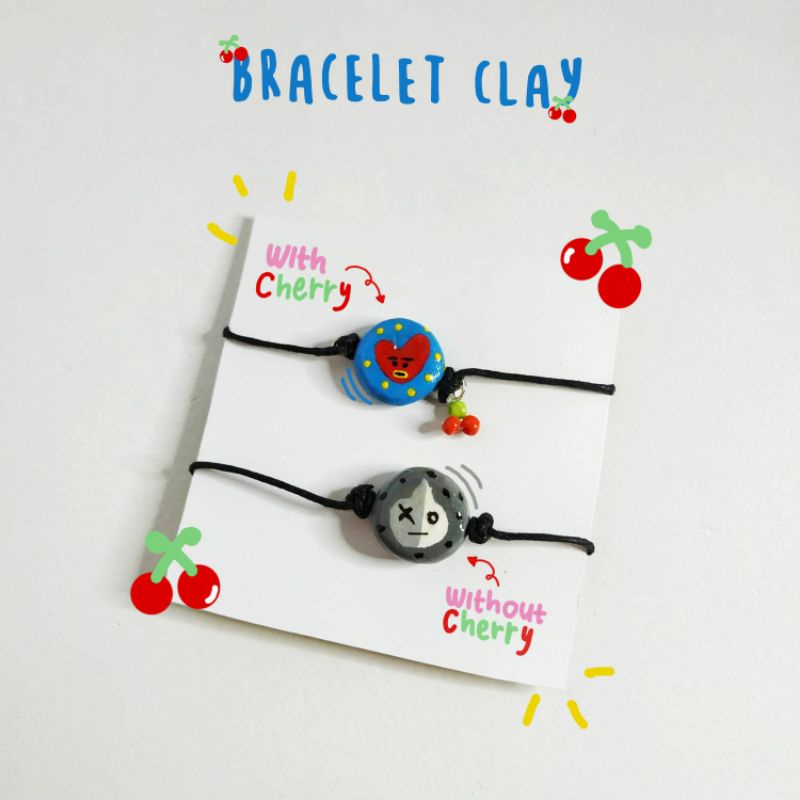 Gelang BT21 Clay / Gelang BTS [ Handmade Clay Bracelet ]