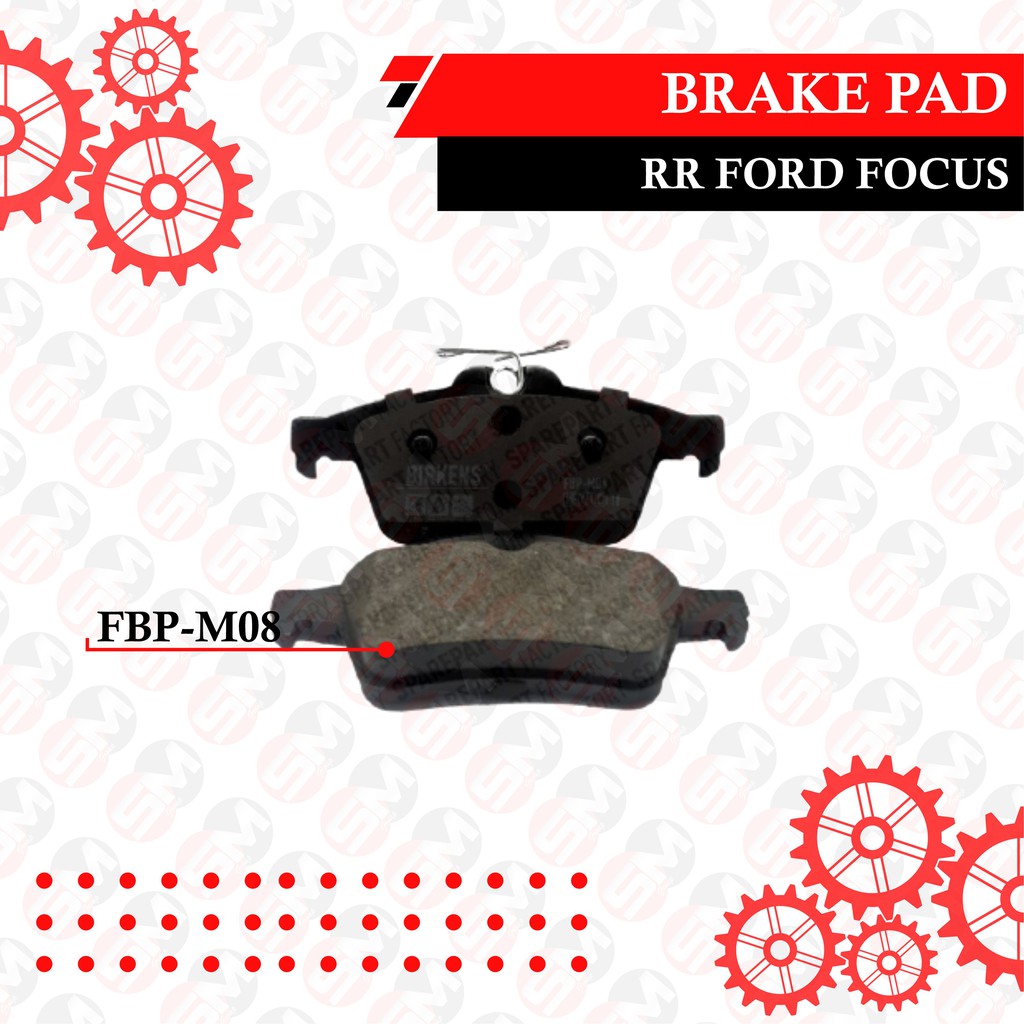 KAMPAS REM MOBIL/BRAKE PAD CERAMIC/DISC PAD "RR FORD FOCUS"