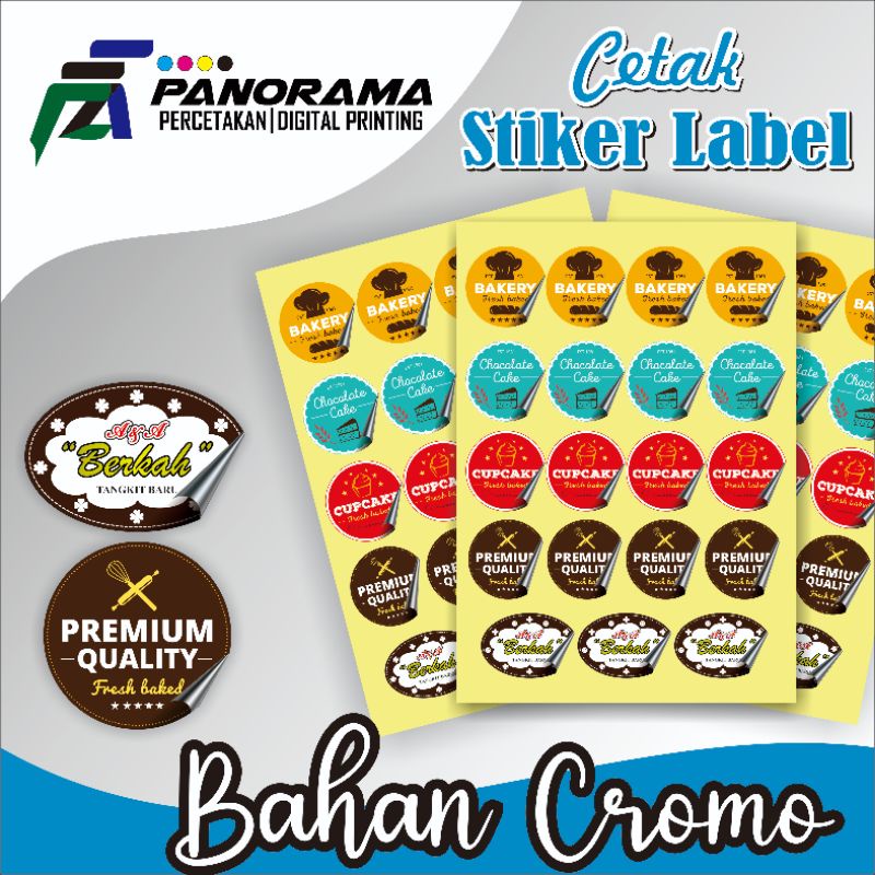 

Cetak Stiker Label + cutting