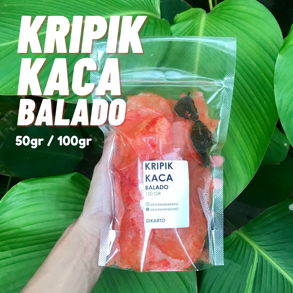 

[DIKARTO] Kripik Kaca Balado Keripik Kripca 100 gram 50 gram