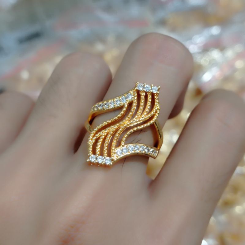 cincin dewasa perhiasan fashion mewah