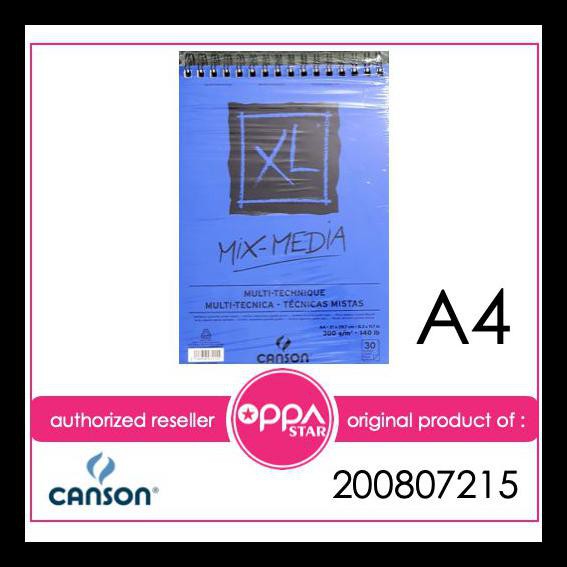 

Canson Xl Mix Media A4 30S 300 Gram Kertas Watercolor 200807215 Kode 1462