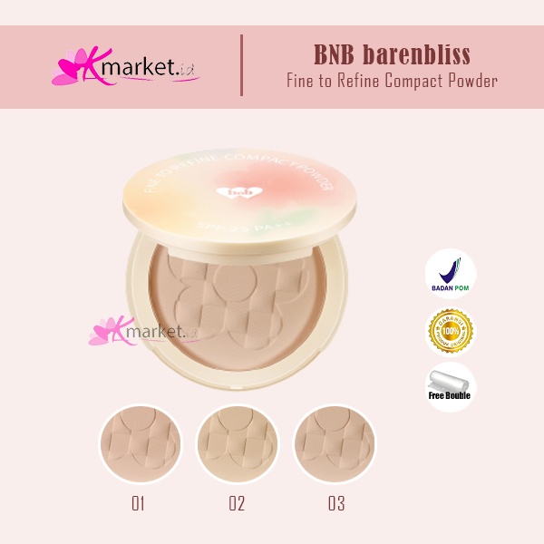 BNB barenbliss Korean Bloomatte Fine to Refine Compact Powder