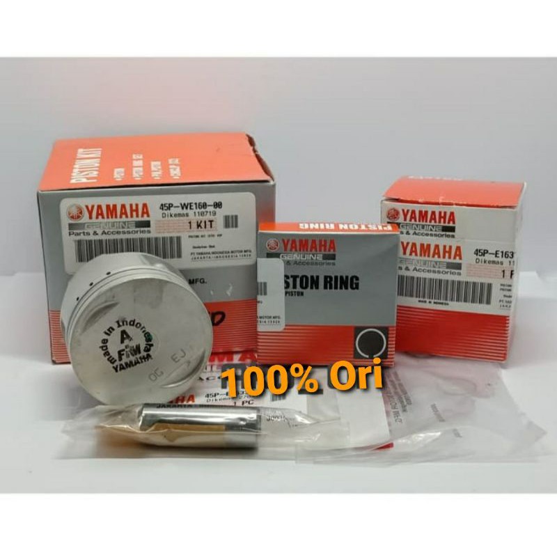 PISTON KIT BYSON OS STD STANDAR ASLI ORI YAMAHA 45P WE160 00