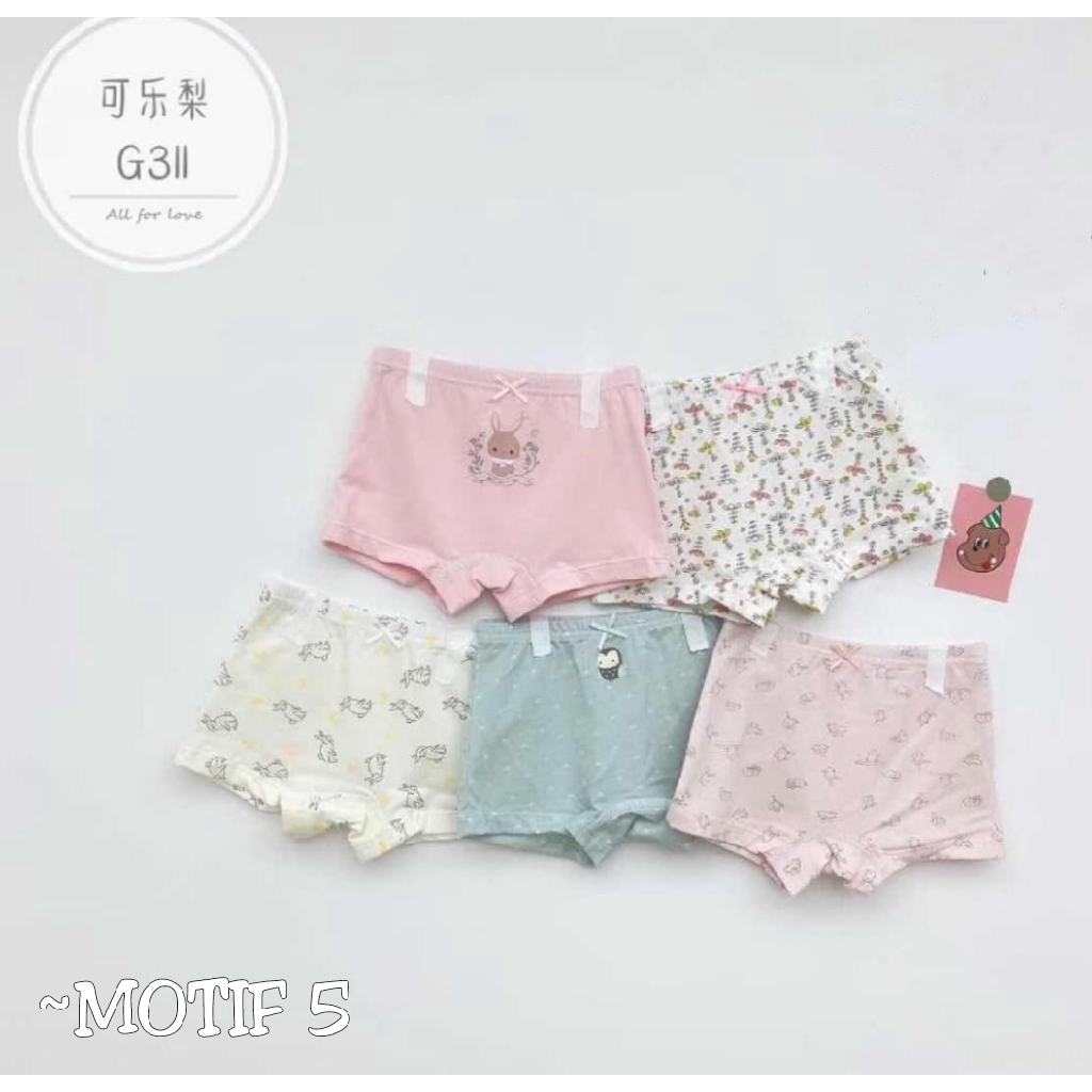 Boxer / Celana Pendek Baby Girl ( Celana Dalam )